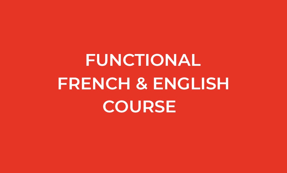 functional french & English course les passerelles globale